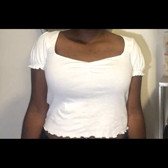 Forever 21 white crop top - Picture 3 of 4